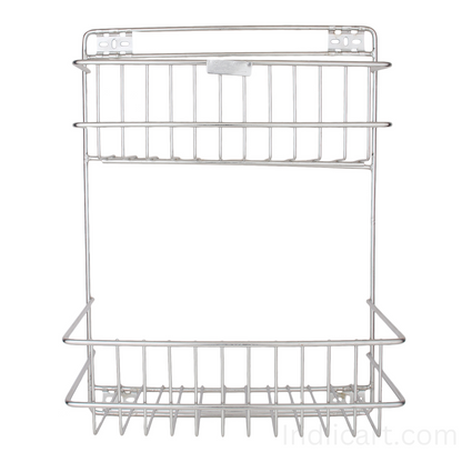 IndiiCart Stainless Steel Wall Mounted Bathroom Rack