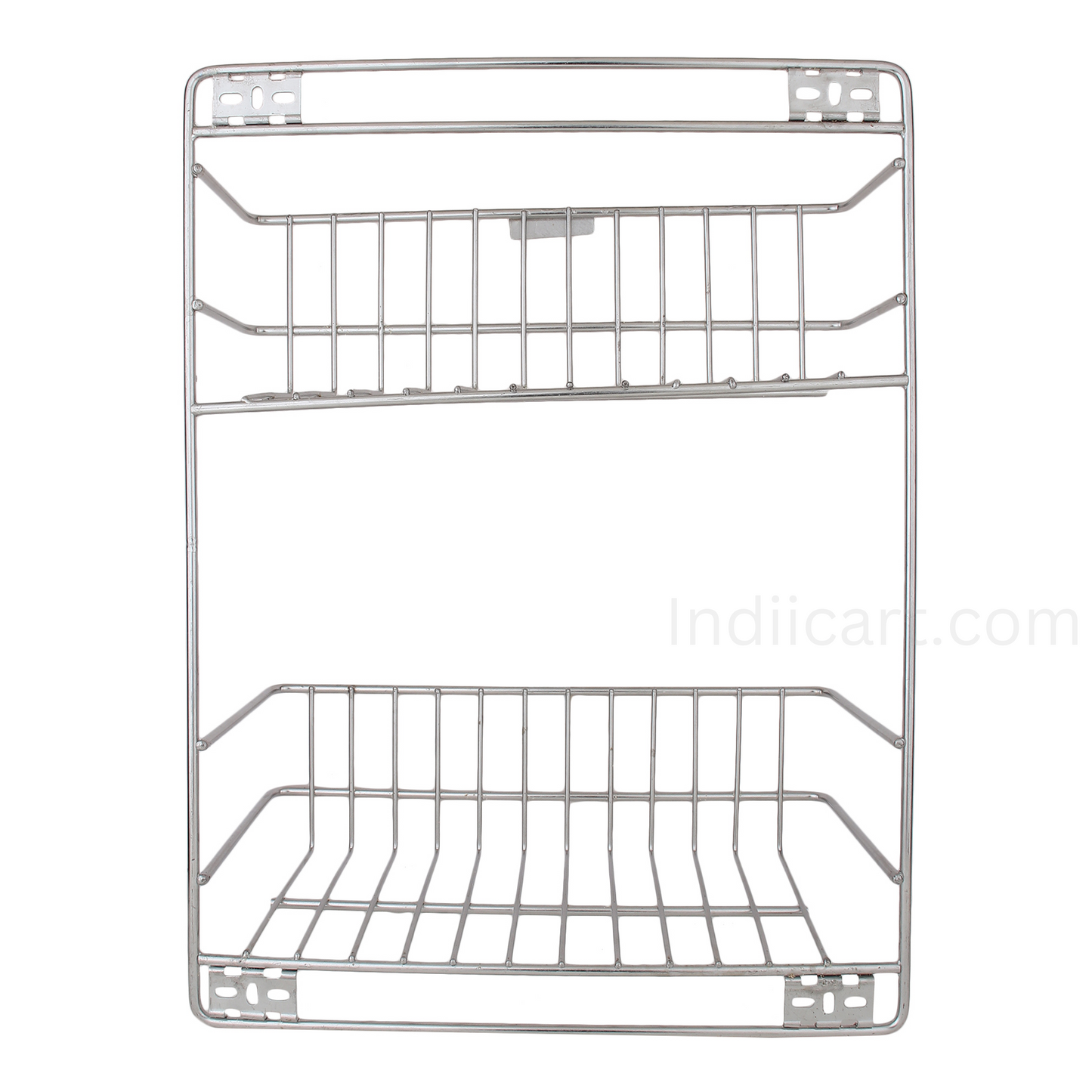 IndiiCart Stainless Steel Wall Mounted Bathroom Rack