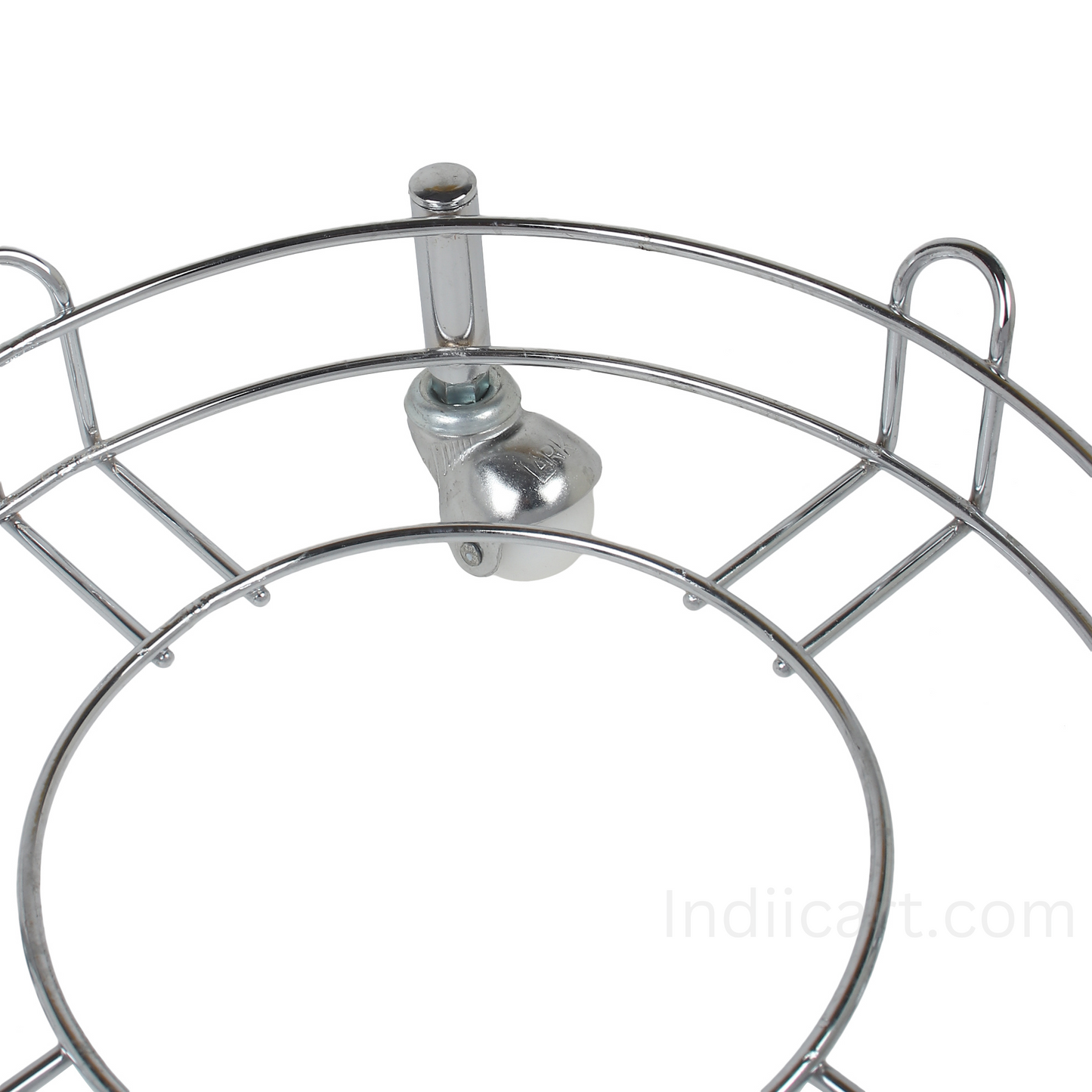 IndiiCart Heavy-Duty Stainless Steel Gas Cylinder Trolley Stand